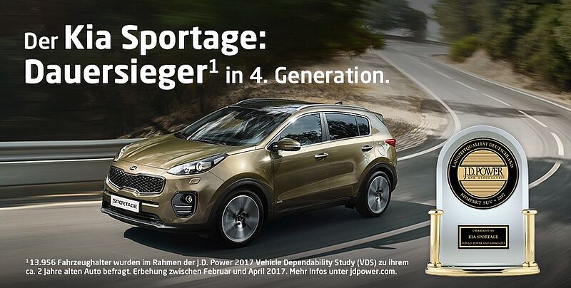 J.D. POWER AWARD 2017 FÜR KIA
