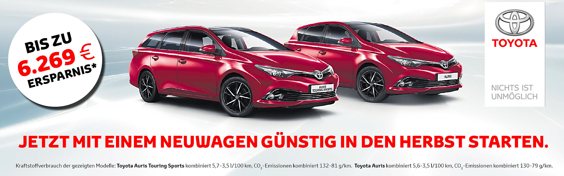 Jetzt mit einem Neuwagen günstig in den Herbst starten!