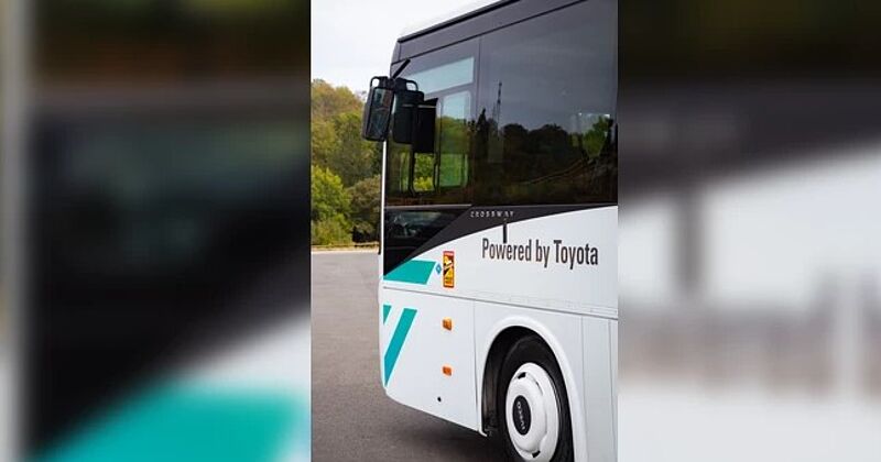 Emissionsfreie Brennstoffzellenbusse während der Olympischen und Paralympischen Spiele 2024 unterwegs