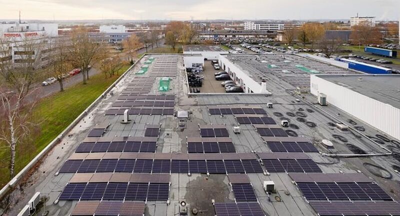Toyota Deutschlandzentrale erweitert Photovoltaikanlage