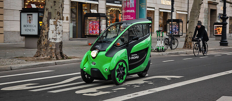 Toyota i-Road rollt über deutsche Straßen