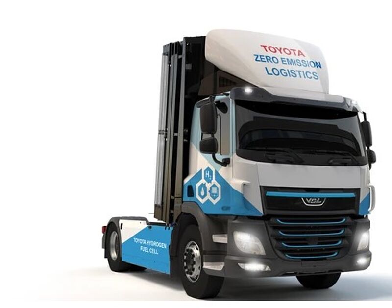 Toyota setzt in der Logistik auf wasserstoffbetriebene Brennstoffzellen-Lkw