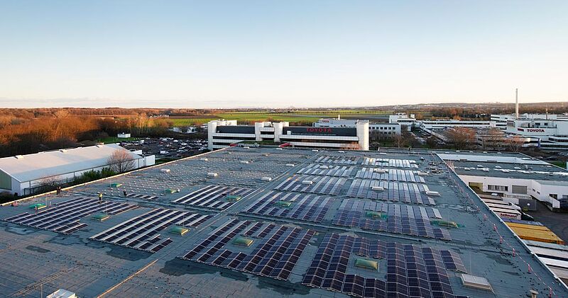 Solardach für Toyota Deutschland