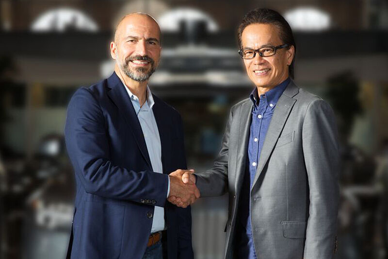 Toyota und Uber weiten Zusammenarbeit aus.