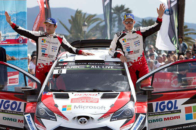 TOYOTA GAZOO Racing wird Zweiter bei der Rallye Korsika
